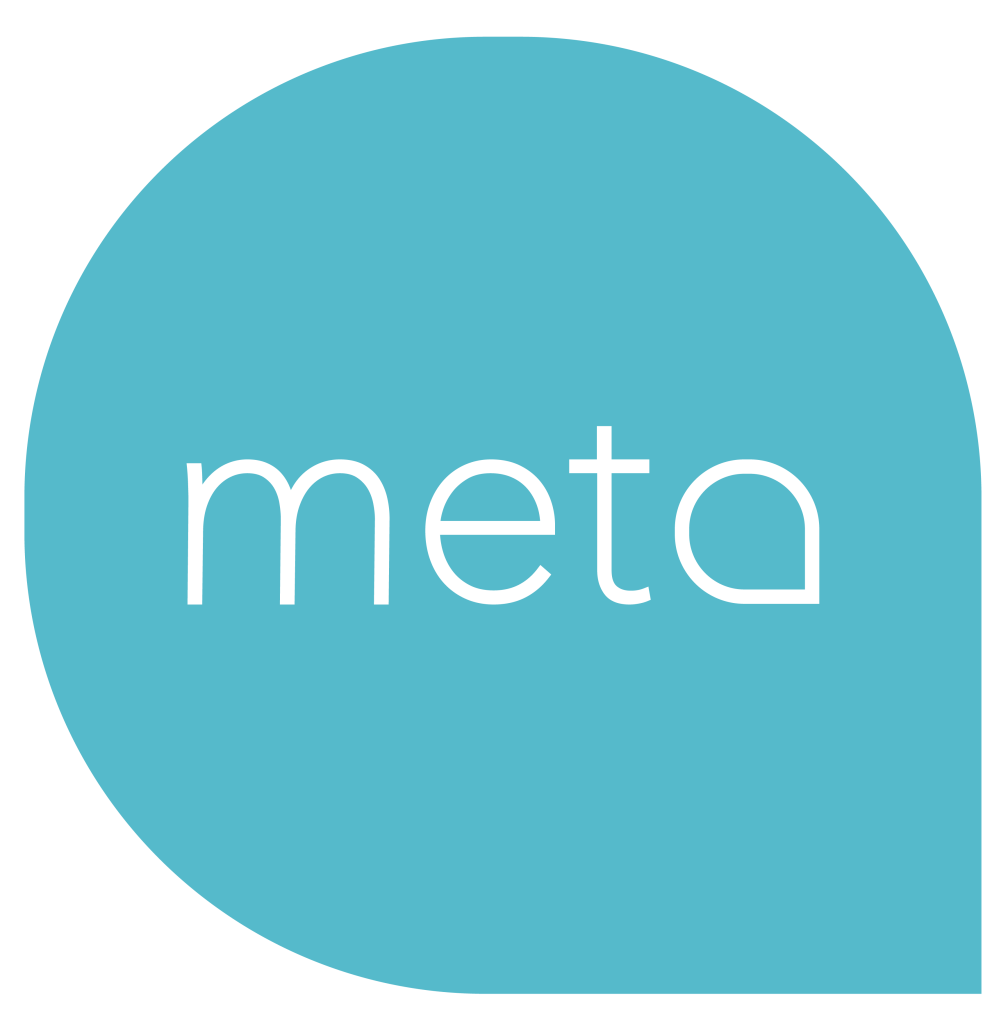 Meta Teardrop Logo Blue