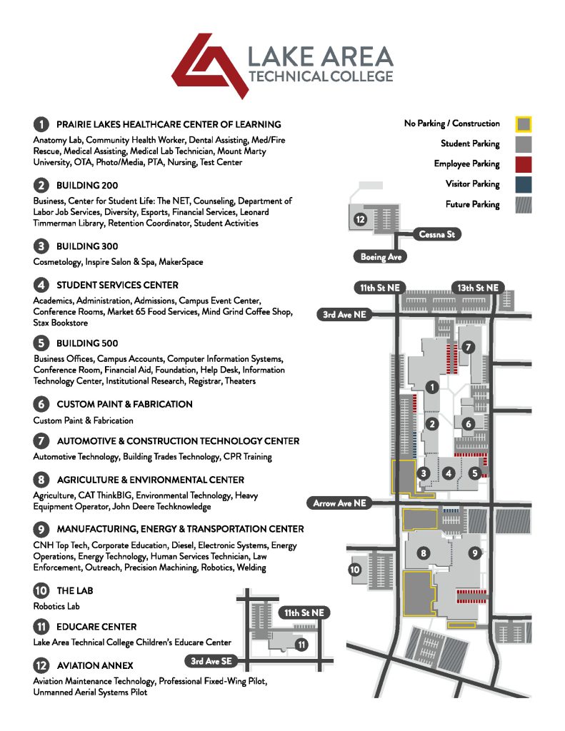 Campus Map Flat Construction 8 22