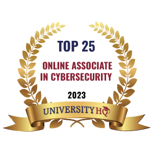 Online Associates Cybersecurity Programs Badge